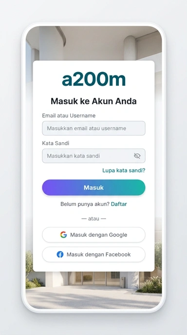 Cara Masuk Akun a200m untuk Pengguna Android
