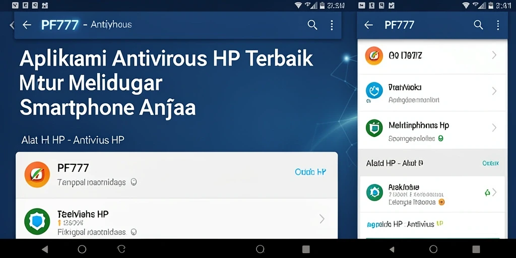 Tampilan antarmuka PF777 yang intuitif dan fungsional untuk pengguna.
