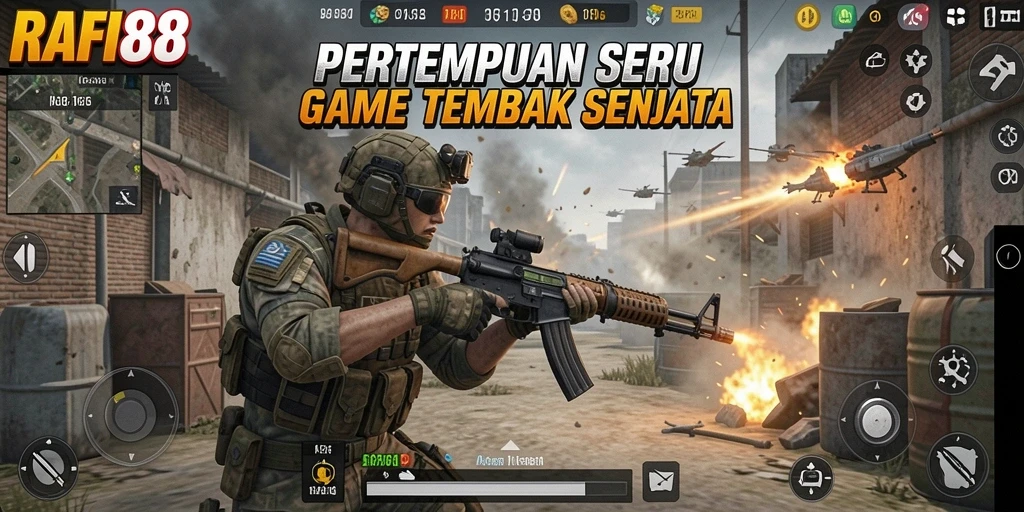 Tampilan grafis menakjubkan dalam pertempuran RAFI88.