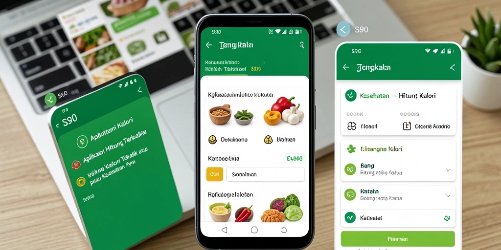 Tampilan antarmuka S80 yang user-friendly untuk Hitung Kalori.